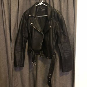 Pepe Jeans Leather Jacket